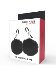 Darkness Pinzas Para Pezones Con Pompones - Comprar Pinzas pezones BDSM Darkness - Pinzas para pezones (3)