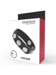 Darkness Leather Anillo Erección - Comprar Castidad masculina Darkness - Castidad masculina (3)