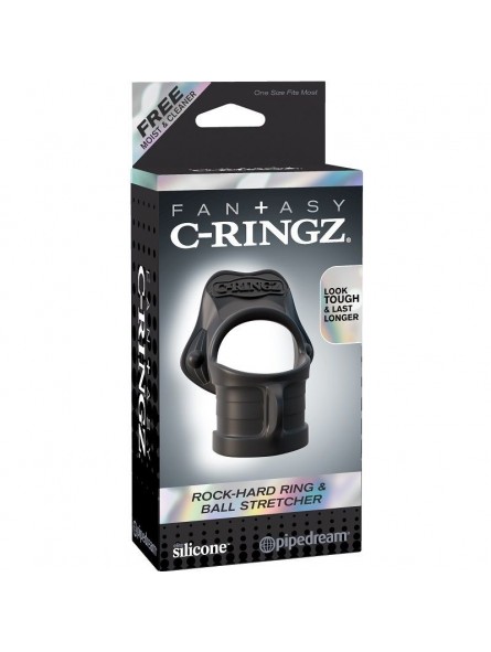 Fantasy C-Ringz Rock Hard Anilla & Anti Retracción Testículos - Comprar Anillo silicona pene Fantasy C-Ringz - Anillos de silico