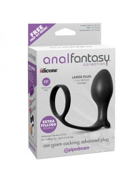 Anal Fantasy Collection Ass-Gasm Anillo Advanced Con Plug Anal - Comprar Estimulador próstata Anal Fantasy Series - Estimuladore