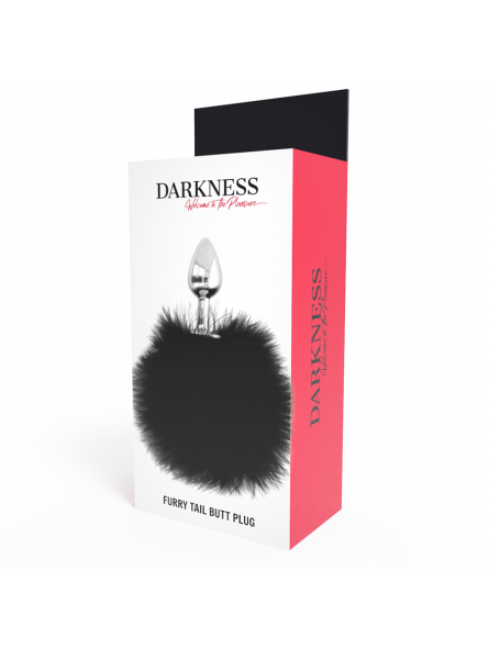 Darkness Extra Buttplug Anal Con Cola Negro 7 cm - Comprar Plug anal Darkness - Plugs anales (3)