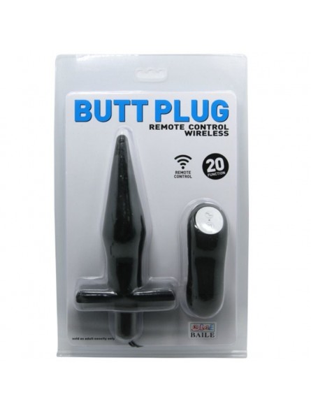 Baile Butt Plug Anal Con Vibración Negro - Comprar Plug anal Baile - Plugs anales (4)