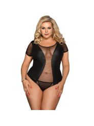 Subblime Queen Plus Teddy Fetish Manga Corta - Comprar Body sexy Subblime - Bodys sexys (1)