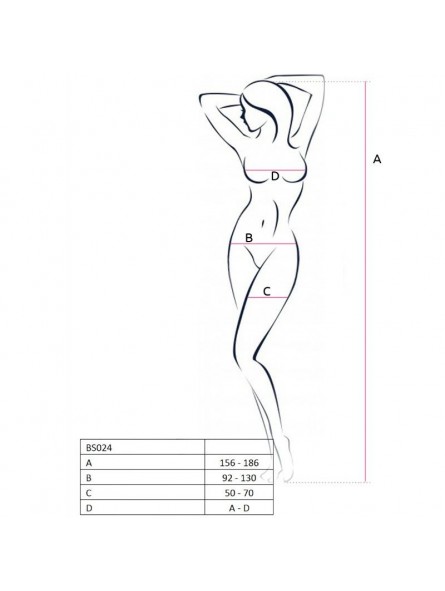 Passion Woman Bs024 Bodystocking Única - Comprar Bodystocking sexy Passion - Redes catsuits (2)