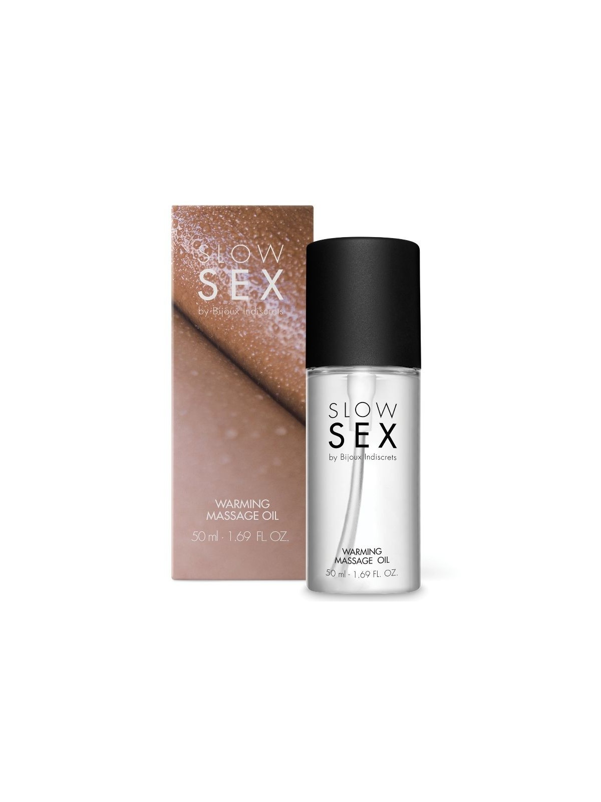 Slow Sex Aceite Masaje Efecto Calor 50 ml - Comprar Aceite masaje erótico Bijoux Indiscrets - Aceites corporales eróticos (1)