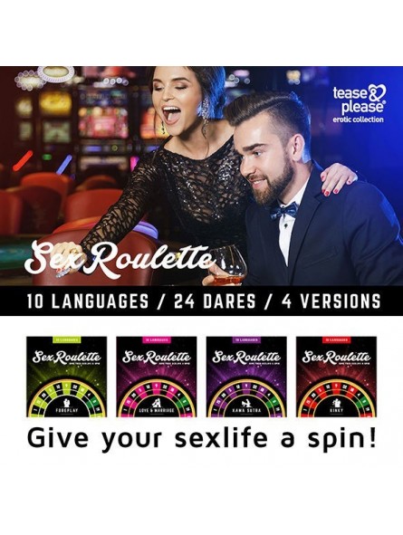 Sex Roulette Kamasutra - Comprar Juego mesa erótico Tease&Please - Juegos de mesa eróticos (4)
