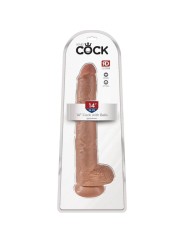 King Cock Pene Realístico Con Testículos 35.6 cm - Comprar Dildo gigante King Cock - Dildos anales (5)