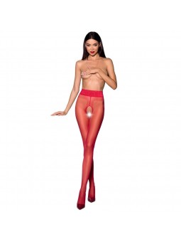 Passion Woman Tiopen 001 Medias Rojo - Comprar Medias sexy Passion - Medias sexys (1)