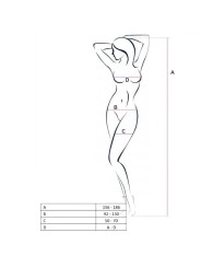 Passion Woman BS050 Bodystocking Talla Única - Comprar Bodystocking sexy Passion - Redes catsuits (5)