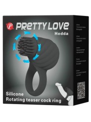 Anillo Vibrador Silicona Con Rotación Recargable - Comprar Anillo vibrador pene Pretty Love - Anillos vibradores pene (10)