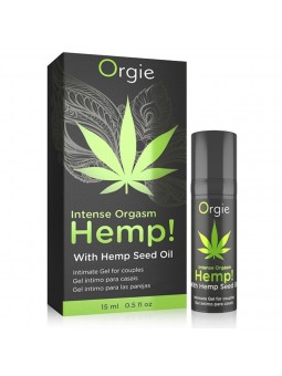 Orgie Intense Orgasm Gel Con Aceite Semilla De Cáñamo 15 ml - Comprar Gel aceite cannabis Orgie - Potenciadores de erección (1)
