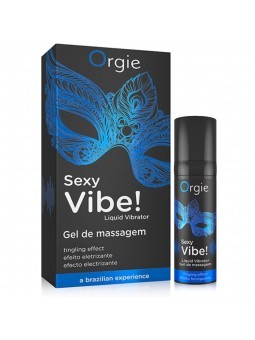 Orgie Sexy Vibe! Vibrador Líquido 15 ml - Comprar Vibrador líquido Orgie - Potenciadores de erección (1)