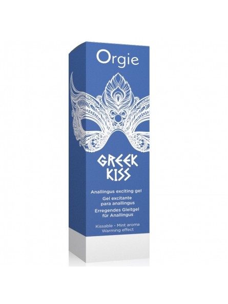 Orgie Greek Kiss Gel Estimulante Para Analingus 50 ml - Comprar Lubricante anal Orgie - Lubricantes extra deslizantes (2)