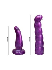 Arnés Anal & Vaginal Femenino Lila Punto G 17 cm - Comprar Arnés doble sexual Baile - Arneses sexuales (3)