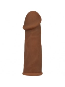 Calex Futurotic Funda Extensión Pene Marrón - Comprar Funda pene California Exotics - Fundas de pene (1)