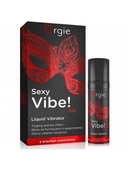 Sexy Vibe! Hot Vibrador Liquido Con Efecto Calor 15 ml - Comprar Vibrador líquido Orgie - Lubricantes veganos (1)