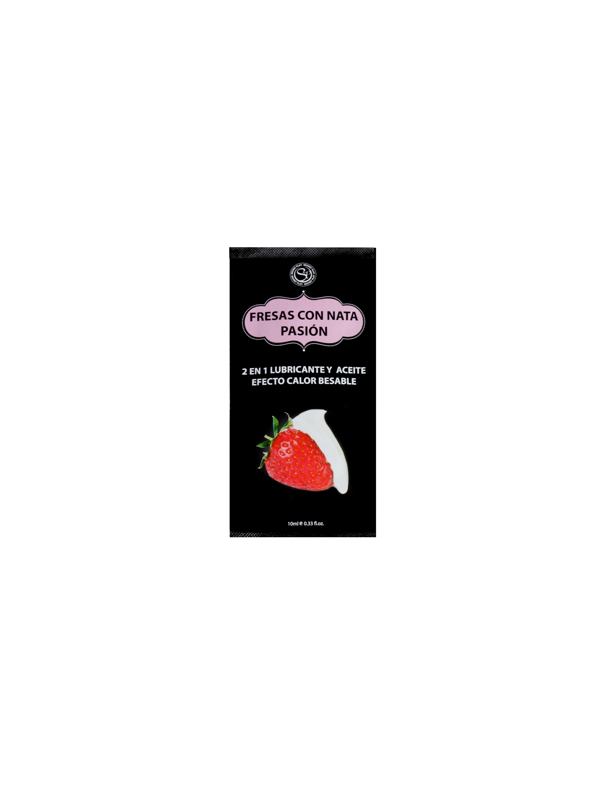Secretplay Monodosis Lubricante Fresas & Nata 10 ml - Comprar Gel sexual comestible Secretplay - Lubricantes monodosis (1)
