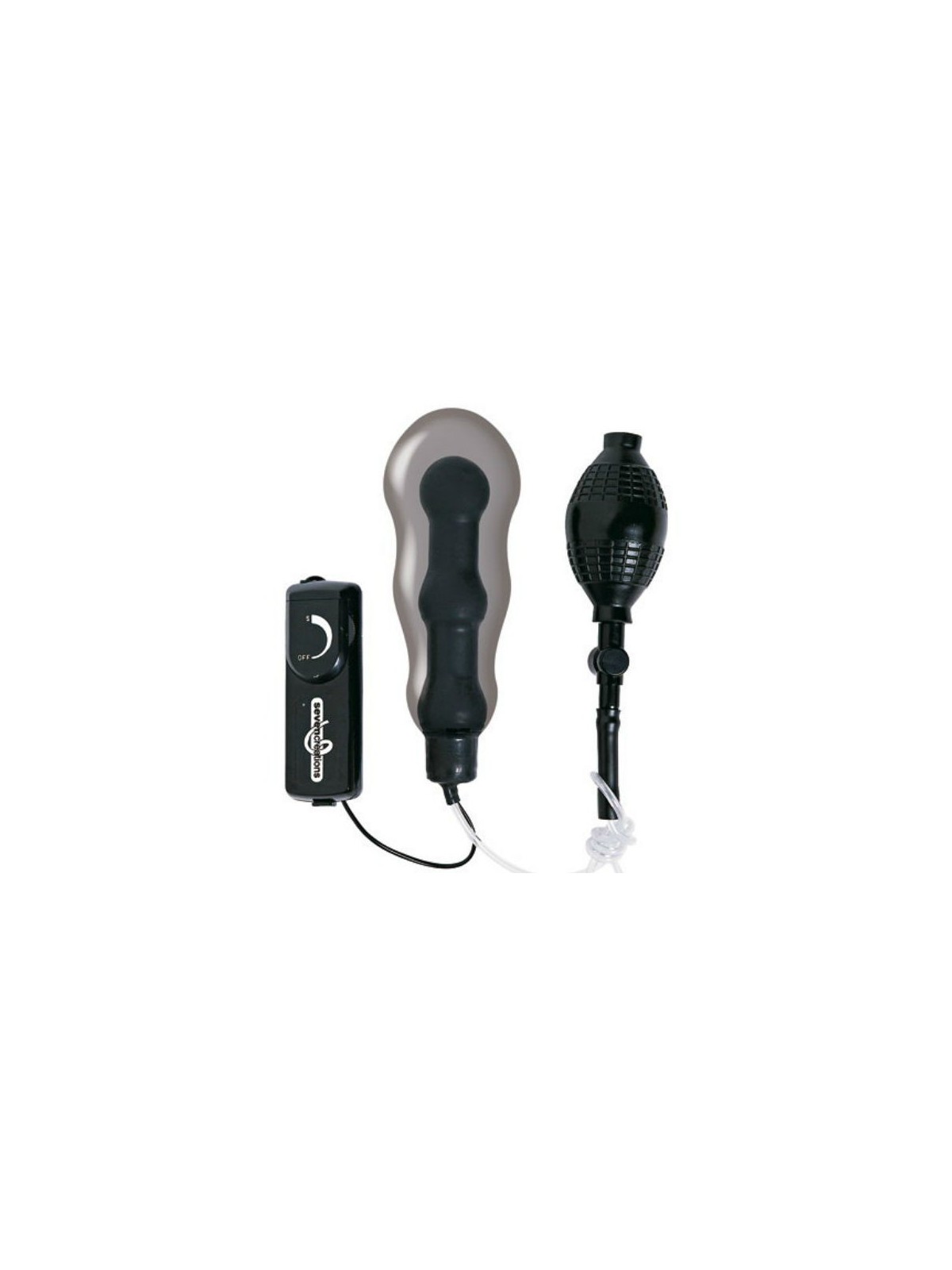 Sevencreations Plug Hinchable Con Vibrador - Comprar Plug anal Sevencreations - Plugs anales (1)