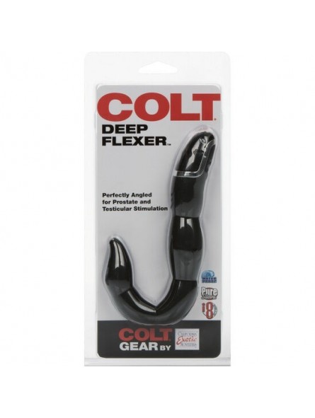 Colt Deep Vibrador Anal Flexible Negro - Comprar Dildo anal California Exotics - Dildos anales (2)