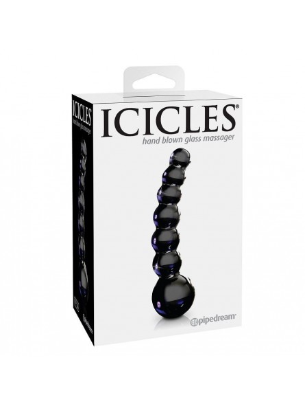Icicles Numero 66 Masajeador De Cristal - Comprar Bolas anales Icicles - Bolas anales (3)