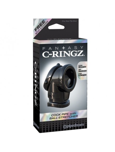Fantasy C-Ringz Cock Pipe With Ball Strech - Comprar Anillo silicona pene Fantasy C-Ringz - Anillos de silicona pene (3)