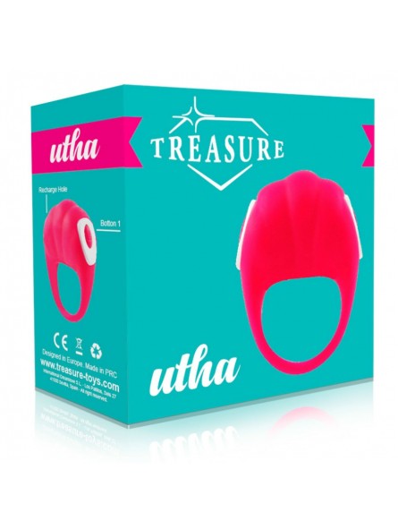 Treasure Utha Silicone Anillo Rosa - Comprar Anillo vibrador pene Treasure - Anillos vibradores pene (4)