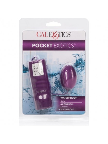 Calex Pocket Huevo Vibrador Morado 4V - Comprar Huevo vibrador California Exotics - Huevos vibradores (2)