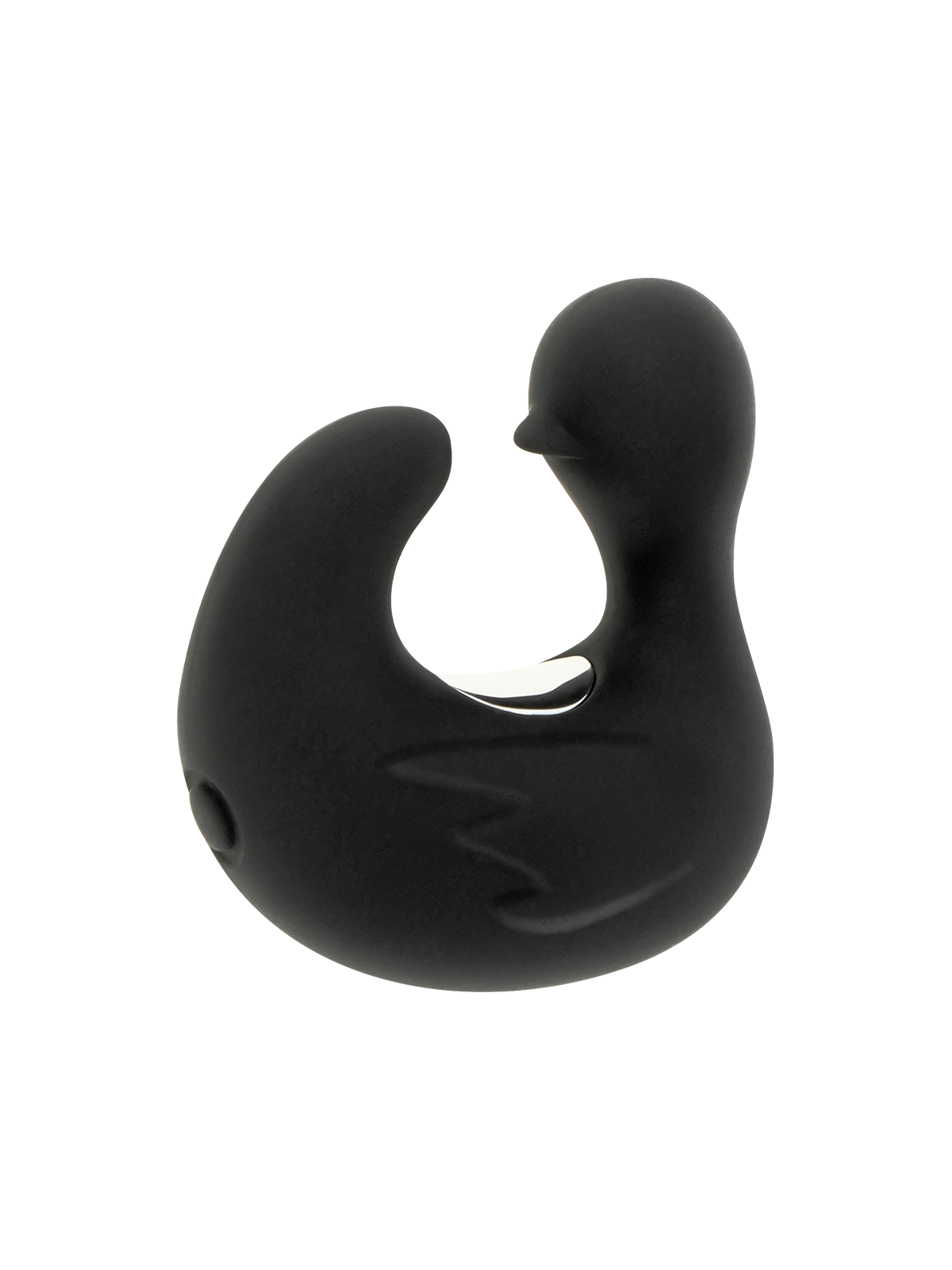 Black&Silver Dedal Estimulador De Silicona Recargable Duckymania - Comprar Dedo vibrador Black&Silver - Vibradores de dedo (1)