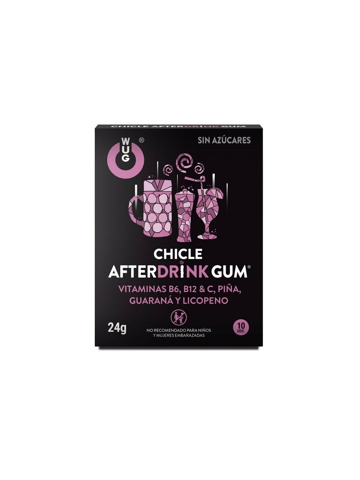 Wug Gum Chicle After Drink 10 uds - Comprar Chucherías eróticas Wug - Chucherías eróticas (1)