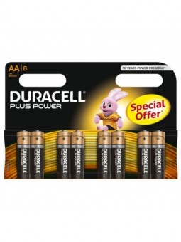 Duracell Plus Power Pila Alcalina AA LR6 Blíster*8 - Comprar Pilas y baterías Duracell - Pilas & baterías (1)