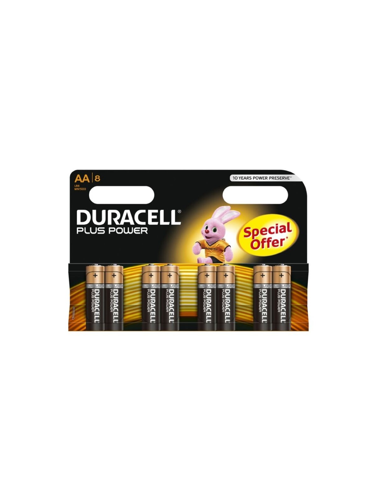 Duracell Plus Power Pila Alcalina AA LR6 Blíster*8 - Comprar Pilas y baterías Duracell - Pilas & baterías (1)