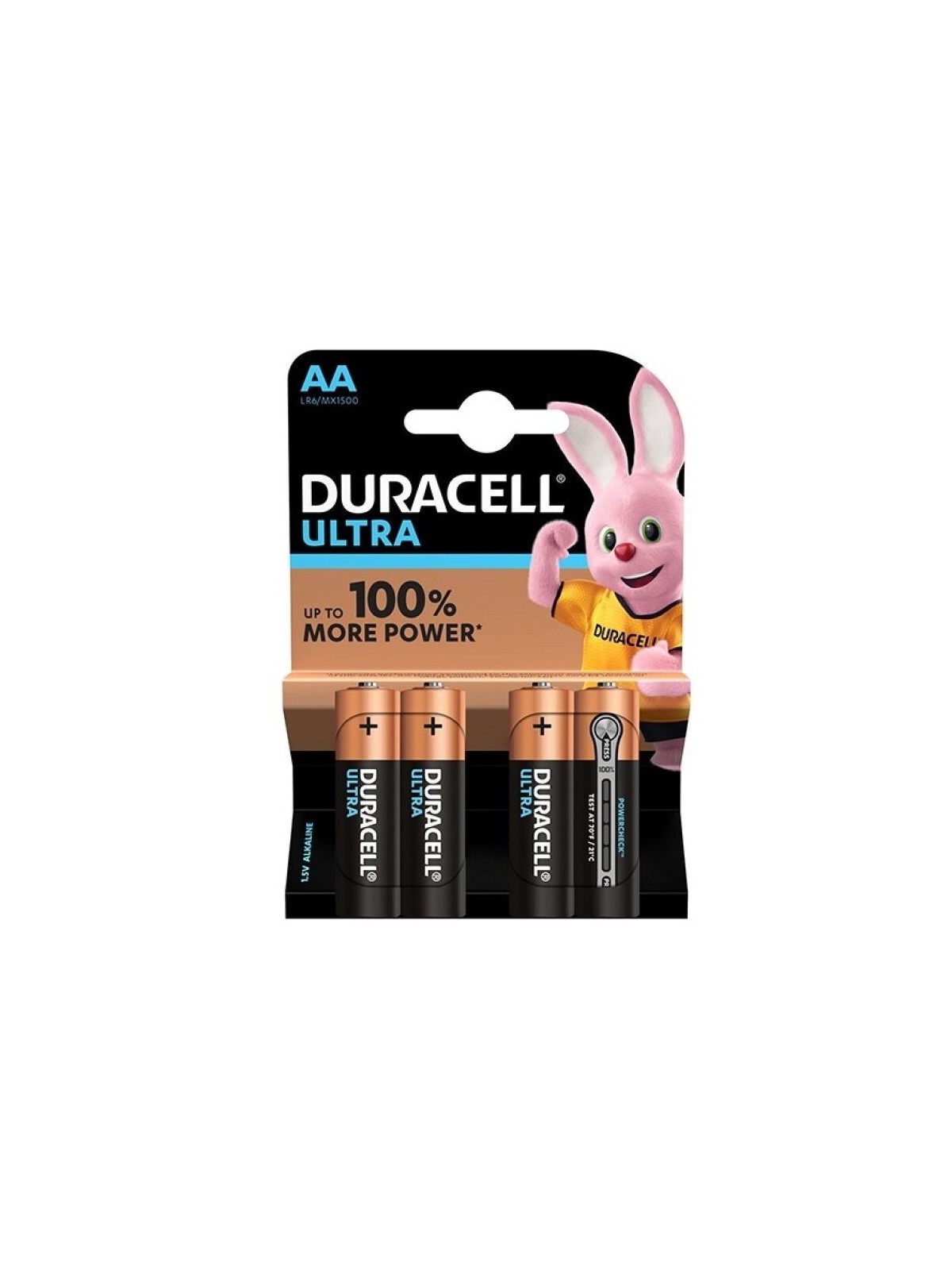 Duracell Ultra Power Pila Alcalina AA LR6 Blíster*4 - Comprar Pilas y baterías Duracell - Pilas & baterías (1)