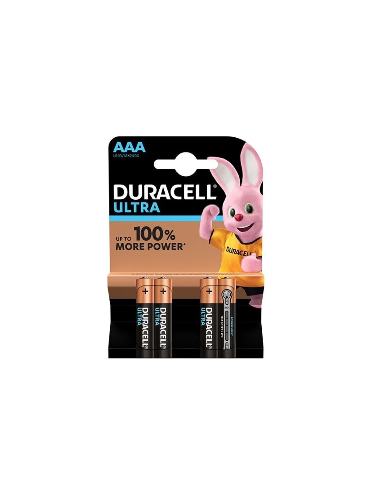 Duracell Ultra Power Pila Alcalina AAA LR03 Blíster*4 - Comprar Pilas y baterías Duracell - Pilas & baterías (1)