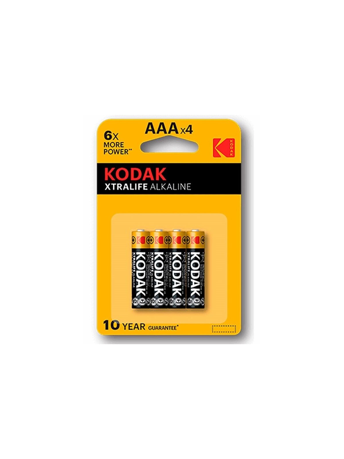 Kodak Xtralife Pila Alcalina AAA LR03 Blíster*4 - Comprar Pilas y baterías Kodak - Pilas & baterías (1)