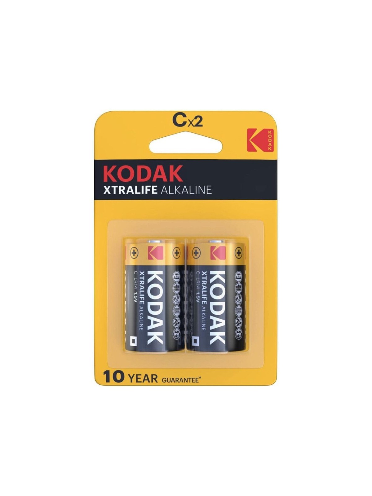 Kodak Xtralife Pilas Alcalinas C X 2 uds - Comprar Pilas y baterías Kodak - Pilas & baterías (1)