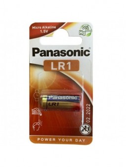 Panasonic Pila Alcalina LR1 1.5V Blíster 1 ud - Comprar Pilas y baterías Panasonic - Pilas & baterías (1)