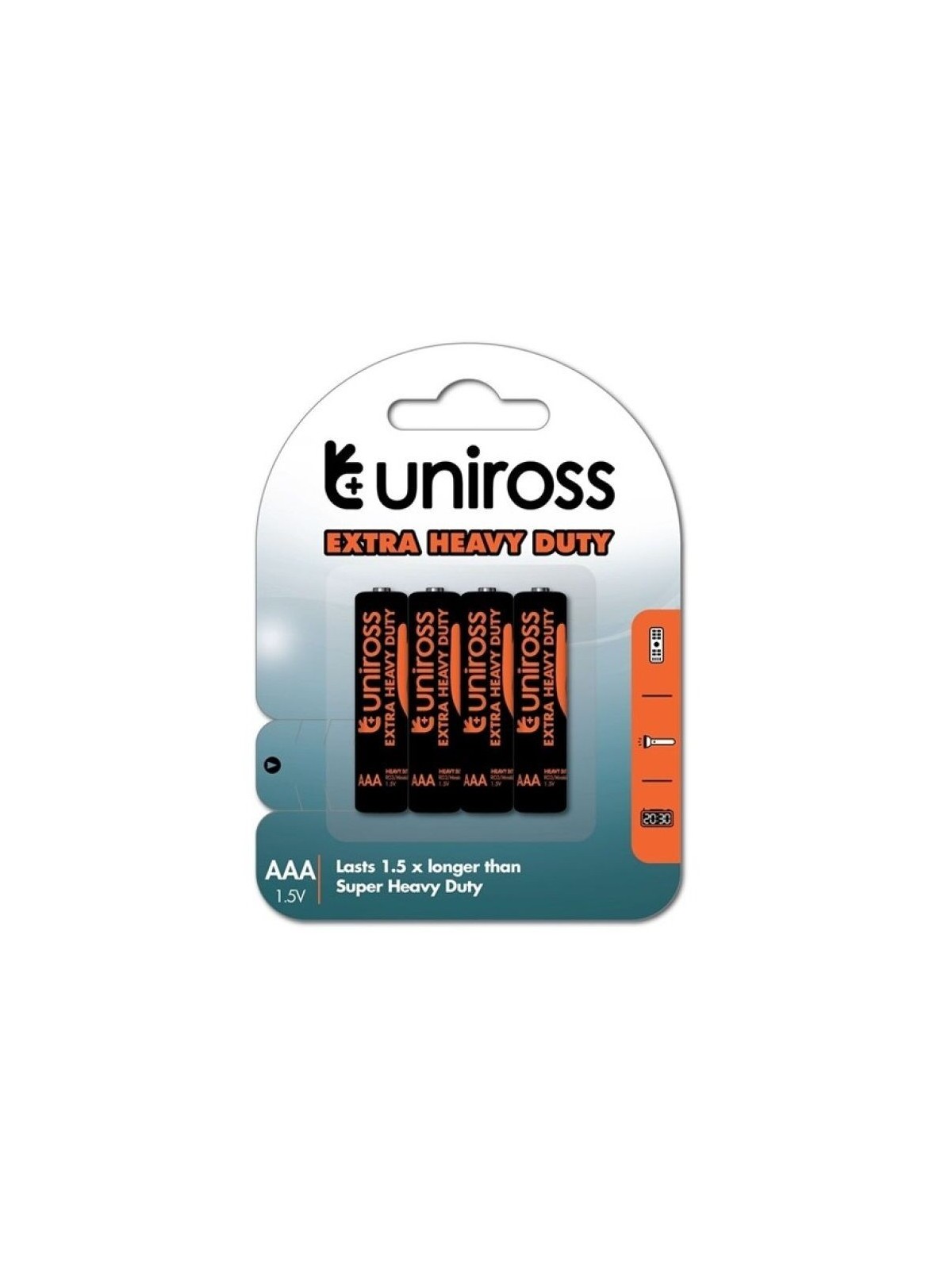 Uniross Pila Salina AAA R03 Blíster*4 - Comprar Pilas y baterías Uniross - Pilas & baterías (1)
