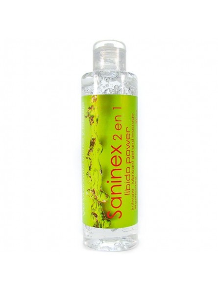 Saninex Lubricante 2 En 1 Aumento Libido 200 ml - Comprar Crema masaje sexual Saninex - Lubricantes base agua (1)