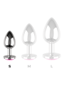 Coquette Plug Anal De Metal Cristal Pink - Comprar Plug anal Coquette - Plugs anales (7)