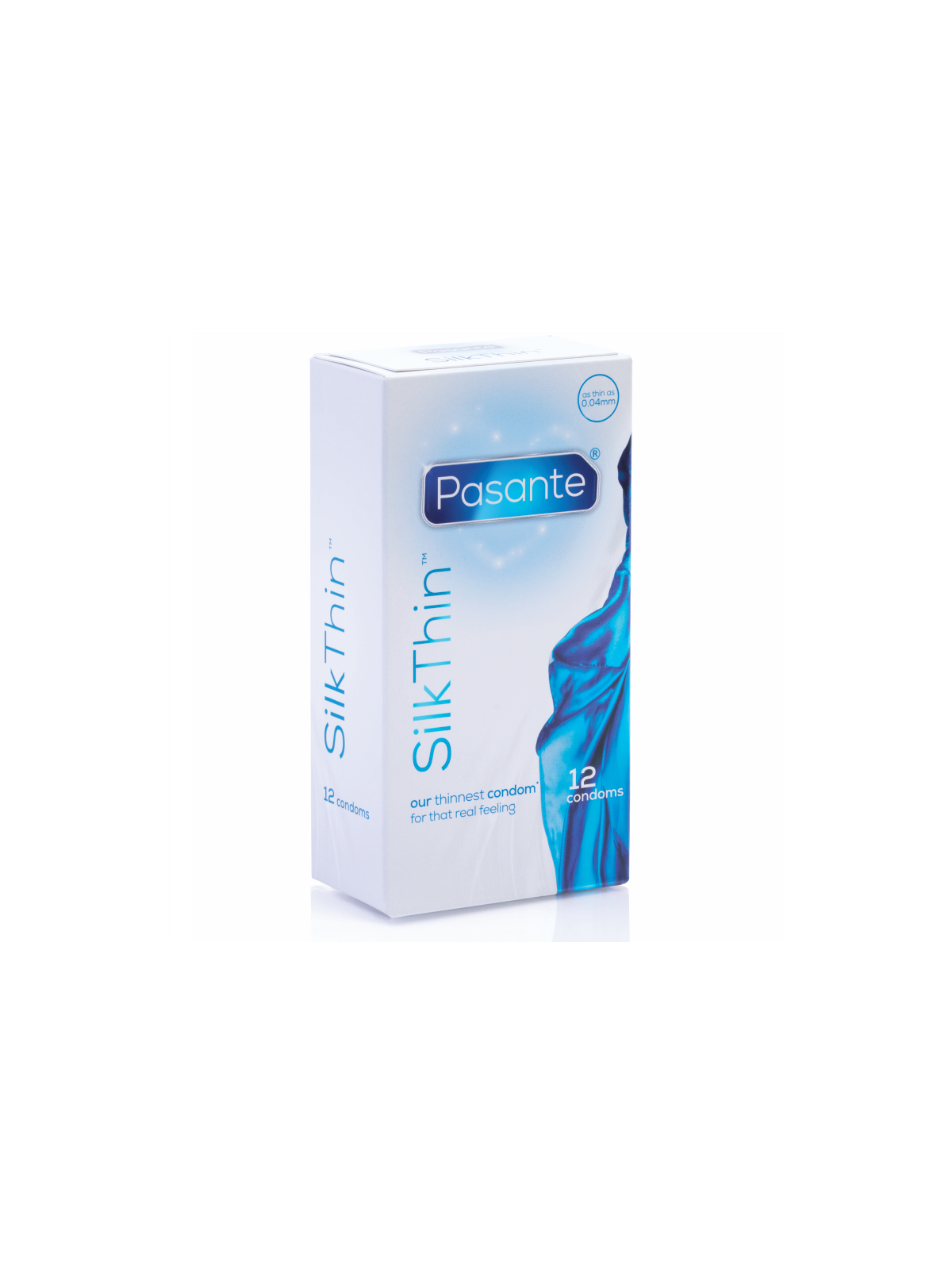 Pasante Silk Más Fino 12 Unidades - Comprar Condones extra finos Pasante - Preservativos extra finos (1)