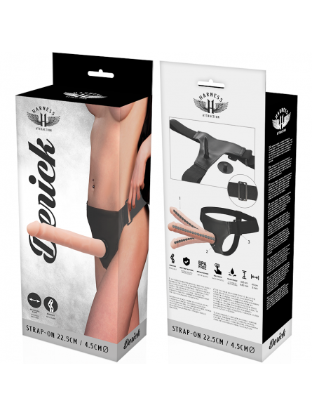 Harness Attraction Arnés Articulable 22.5 X 4.5 cm - Comprar Arnés dildo sexual Harness Attraction - Arneses sexuales (6)