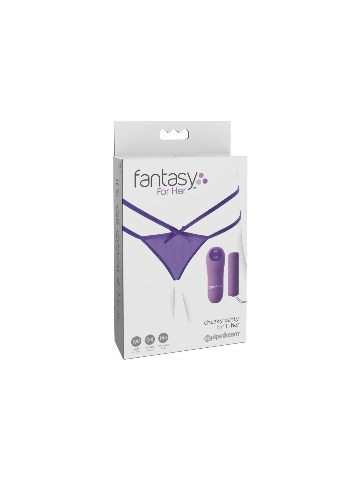 Fantasy For Her Tanga Con Vibración Cheeky Panty - Comprar Tanga vibrador Fantasy For Her - Tangas vibradores (1)