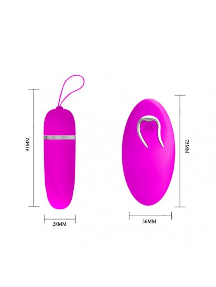 Huevo Vibrador Debby Con Mando Pretty Love - Comprar Huevo vibrador Pretty Love - Huevos vibradores (4)