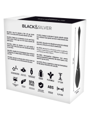 Black&Silver Jenell Huevo Vibrador Recargable - Comprar Huevo vibrador Black&Silver - Huevos vibradores (5)