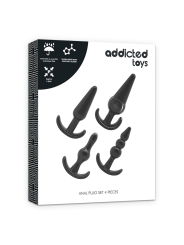 Addicted Toys Set 4 Plugs Anales - Comprar Plug anal Addicted Toys - Plugs anales (7)
