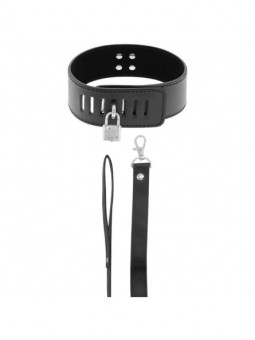 Dark Ness Collar Bdsm Con Candado Negro - Comprar Collar BDSM Darkness - Collares BDSM (1)