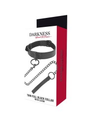 Darkness Collar Con Cadena Negro - Comprar Collar BDSM Darkness - Collares BDSM (4)