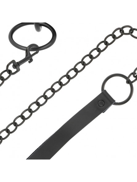 Darkness Collar Con Cadena Negro - Comprar Collar BDSM Darkness - Collares BDSM (3)