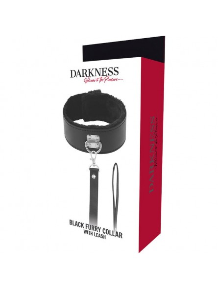 Darkness Collar Forrado Con Cadena Titanium - Comprar Collar BDSM Darkness - Collares BDSM (5)