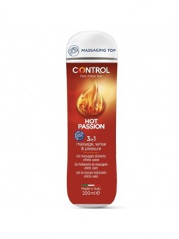 Control Gel 3 En 1 Hot Passion 200 ml - Comprar Gel efecto calor Control - Lubricantes efecto calor (1)